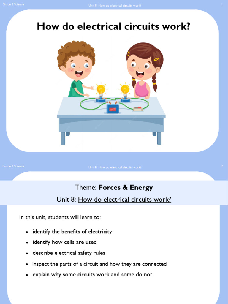 G2 U8 How Do Electrical Circuits Work | PDF | Electricity | Science