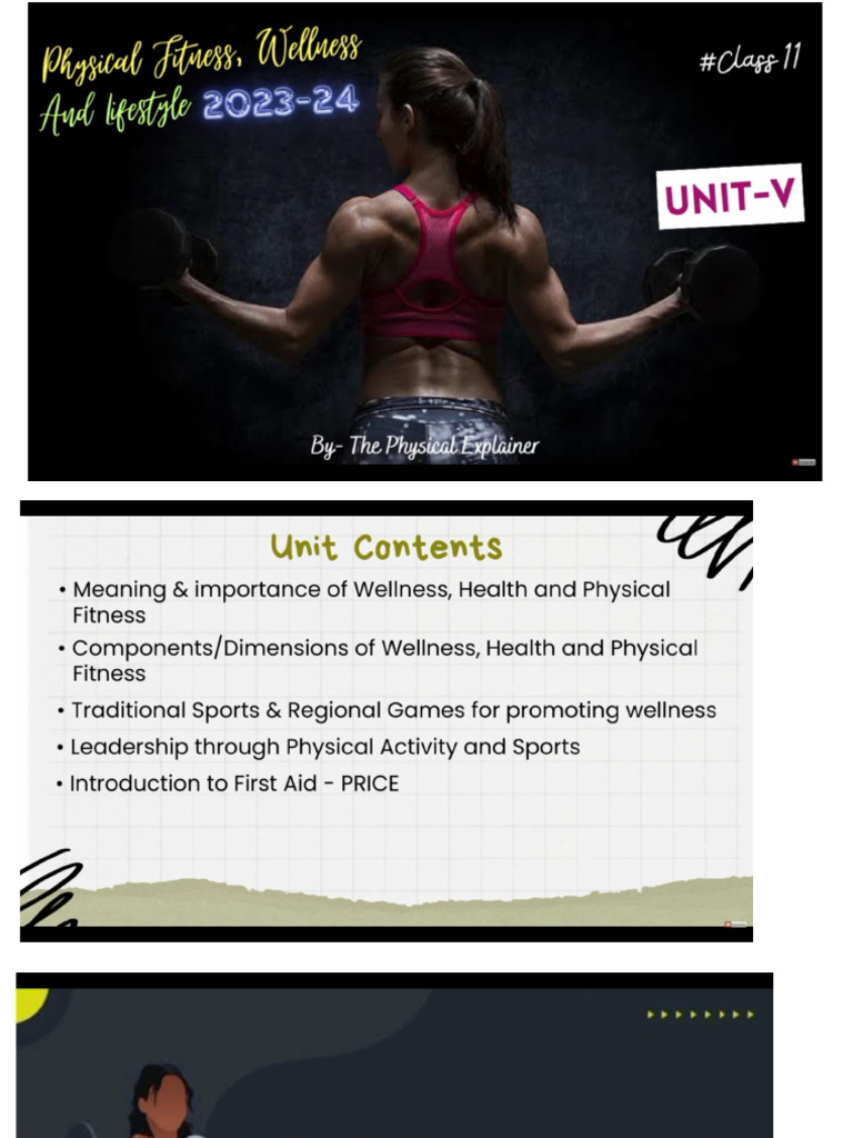 Unit 5 Physical Fitness, Wellness and Lifestyle | PDF