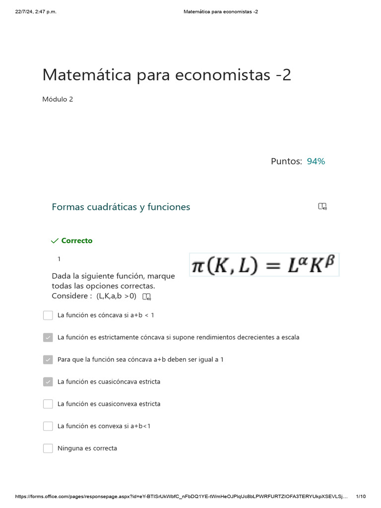 Matemática para Economistas - 2 | PDF