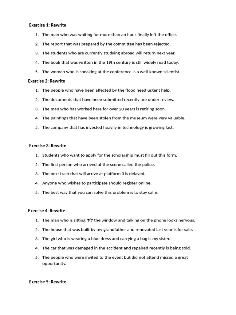 Exercise 1 | PDF