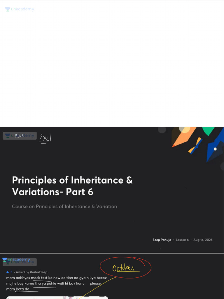 Principles of Inheritance Variations Part 6 With Anno | PDF