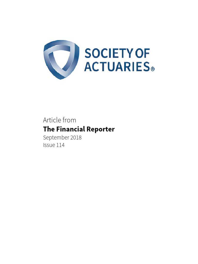 SOA - IFRS - Risk Adjustment | PDF | Insurance | International ...