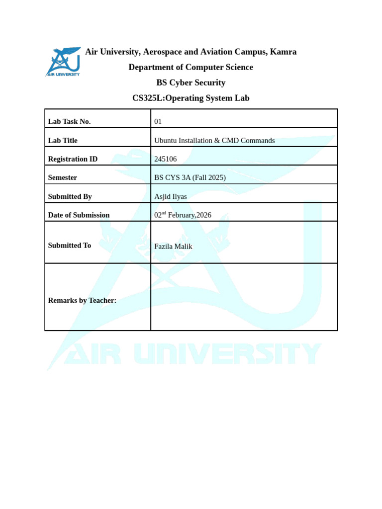 OS-lab 01 | PDF | Operating System Technology | Microsoft Windows