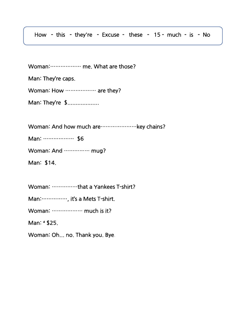 Listening Worksheet | PDF