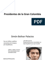 Presidentes de La Gran Colombia