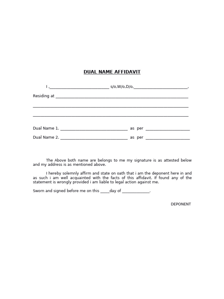 Dual Name | PDF