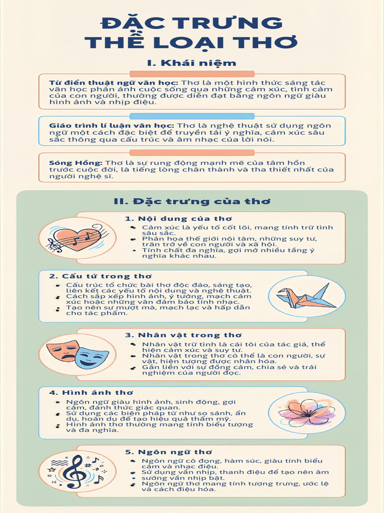 Engaging Infographic On Poetry Features | PDF