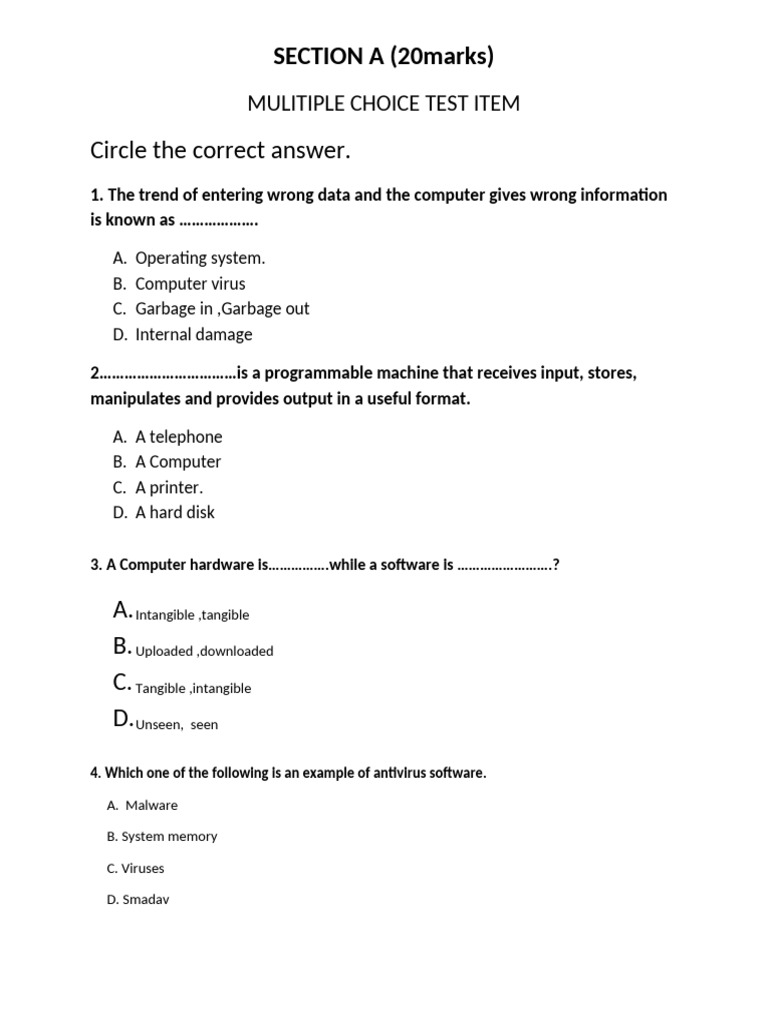 Electronic Exams Three 3 | PDF