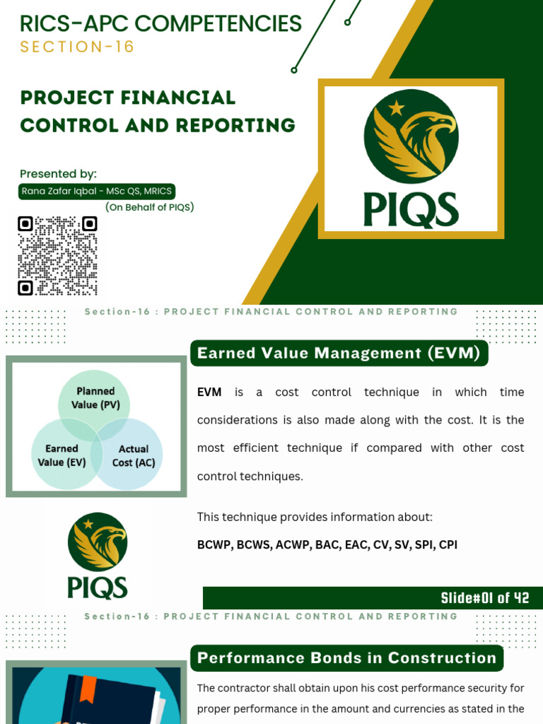 16 Project Financial Control and Reporting | PDF