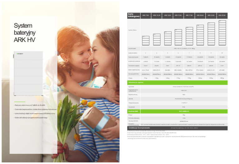 BMS Do Baterii Growatt ARK 2.5H A1 | PDF