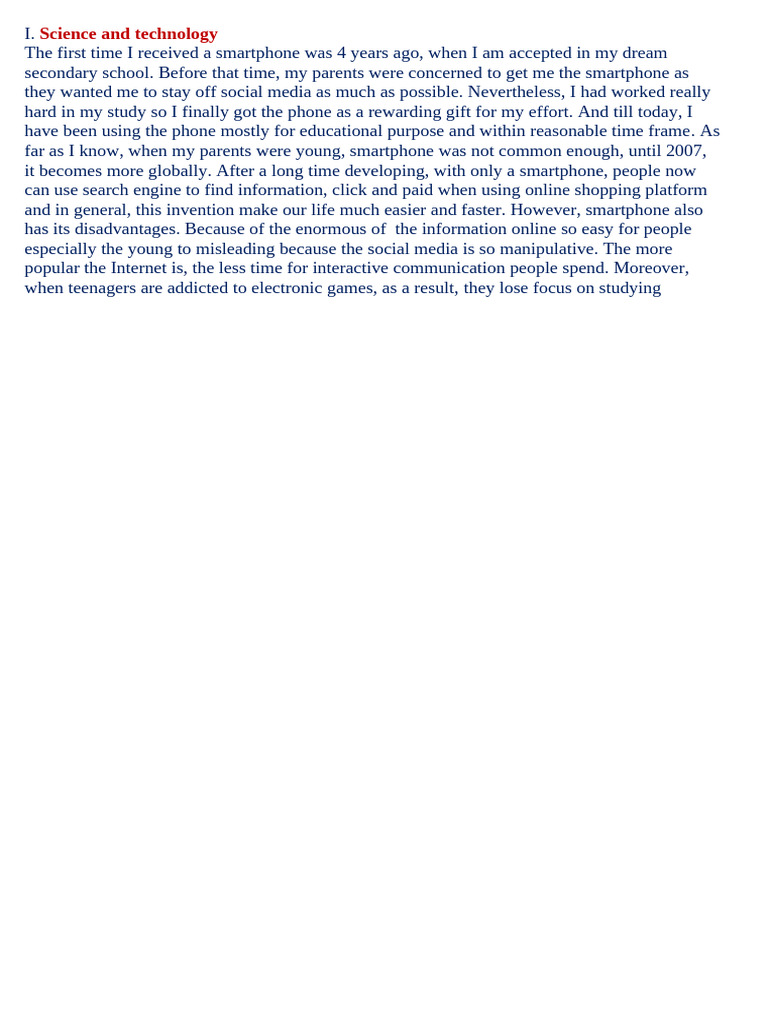 Science and Technology | PDF