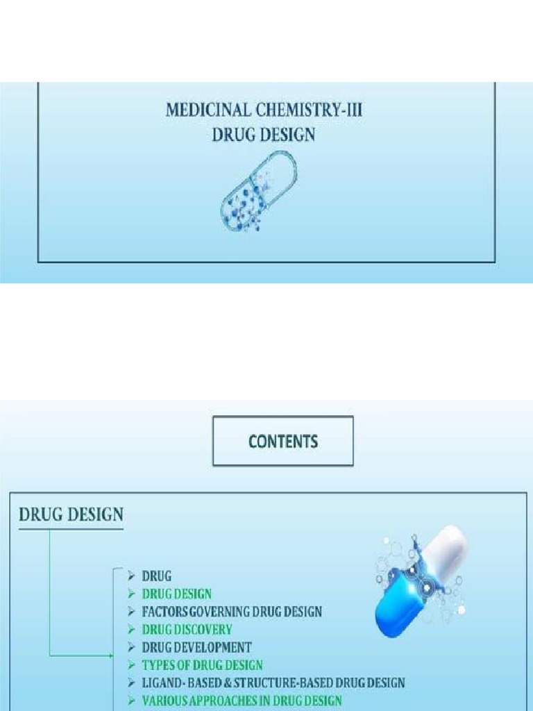 Drug Design | PDF