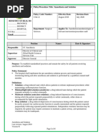 Post-Sedation Monitoring Guidelines | PDF | Monitoring (Medicine) | Nausea