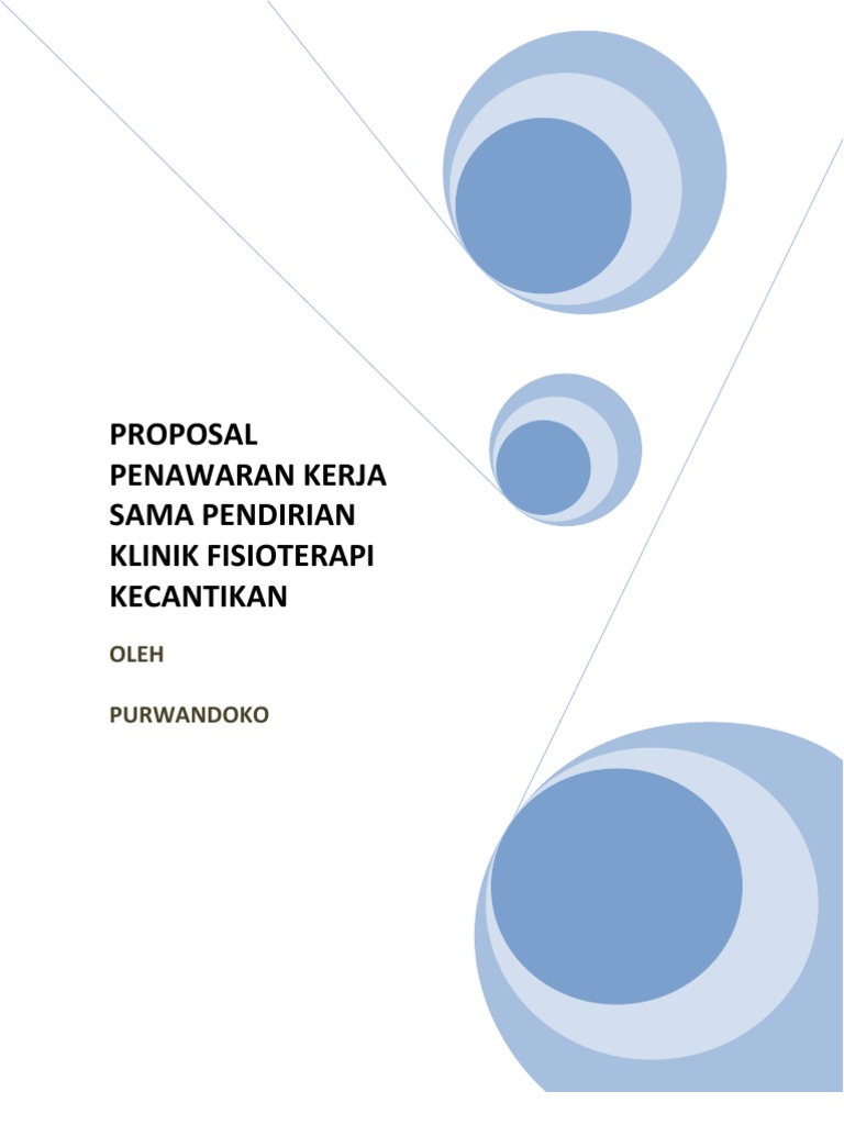 Proposal Klinik Fisioterapi Kecantikan DM