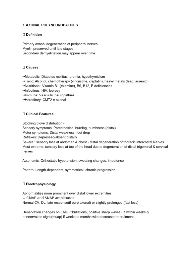 Axonal - Diabetic Neuropathy | PDF | Peripheral Neuropathy | Nervous System
