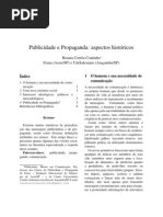 Publicidade e Propaganda aspectos históricos