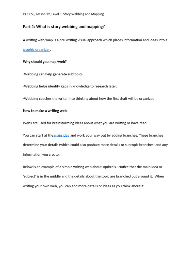 ESL Mapping and Webbing With Introduction | PDF | Zoo | Pride And Prejudice