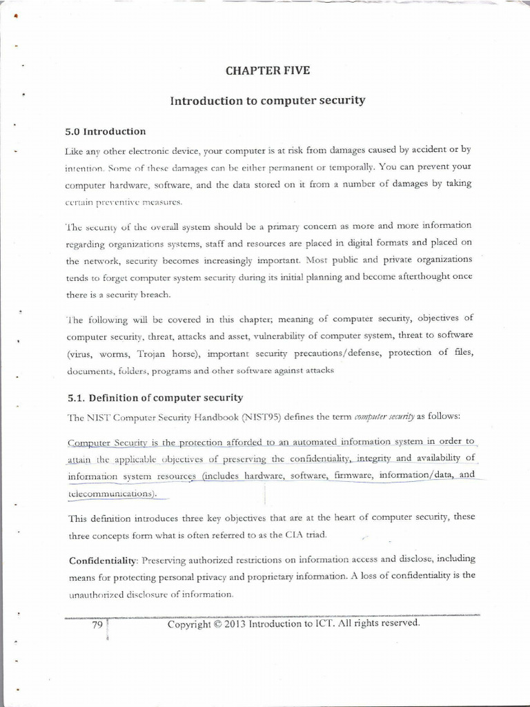 5 Computer Security - 0001 | PDF