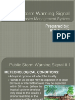Public Storm Warning Signal