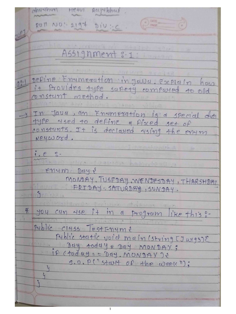 CLG Assignment | PDF