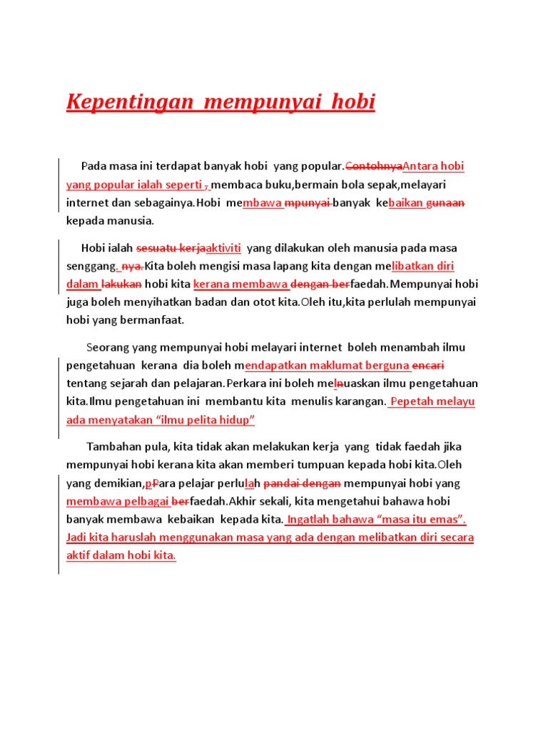 Kepentigan Mempunyai Hobi Edited Pdf
