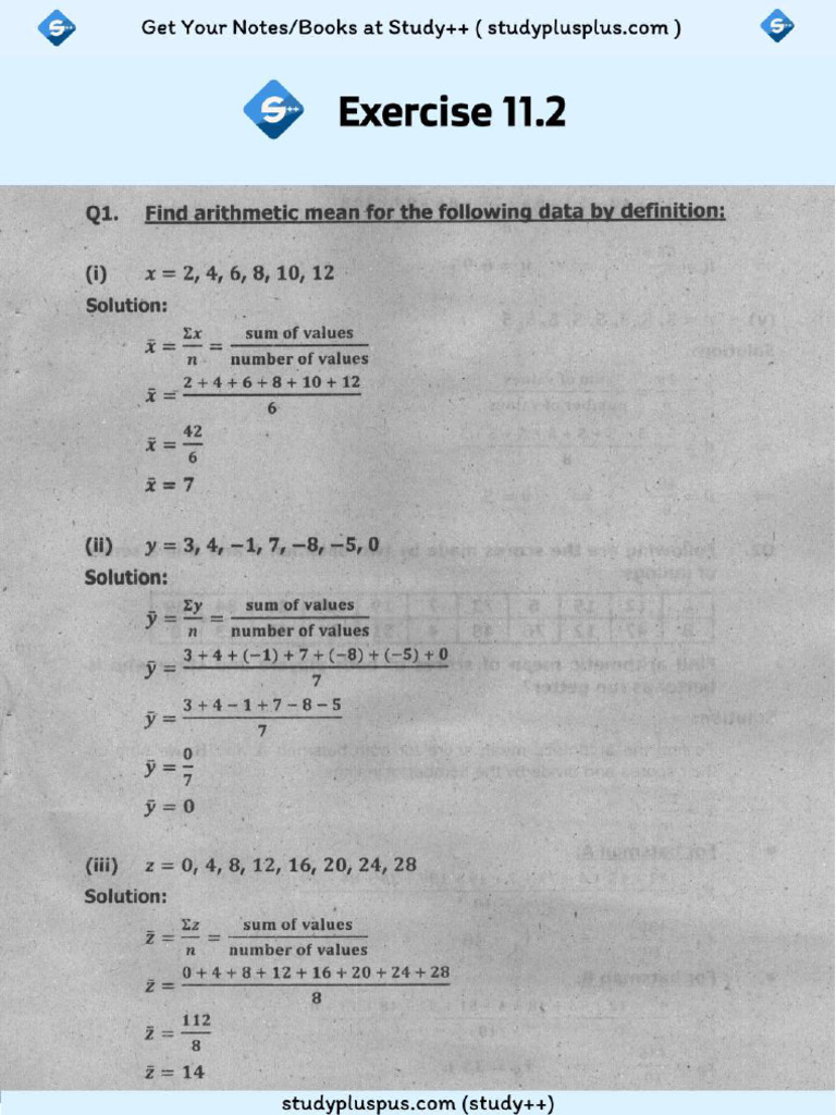 Fbise 9 Maths 11.2 | PDF