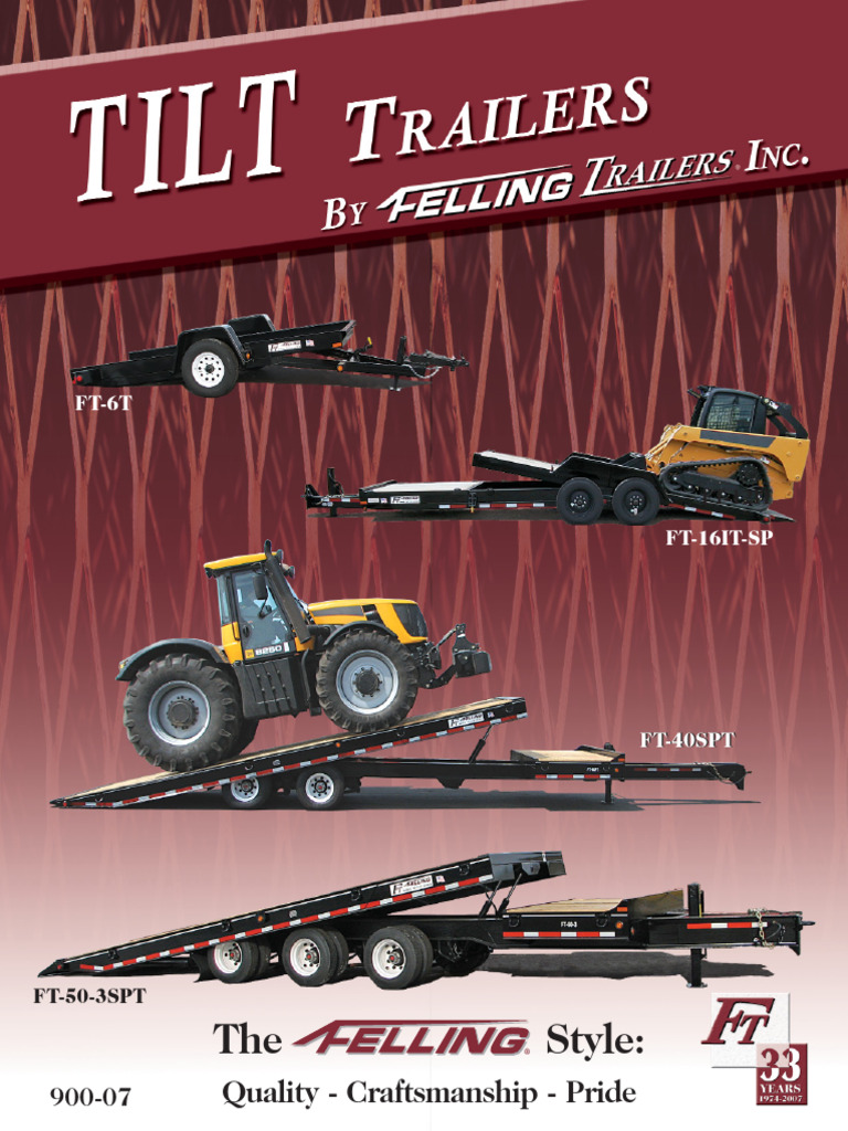 Felling Tilttrailers | PDF | Trailer (Vehicle) | Vehicles
