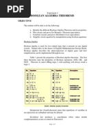 Boolean Theorems Experiment 4