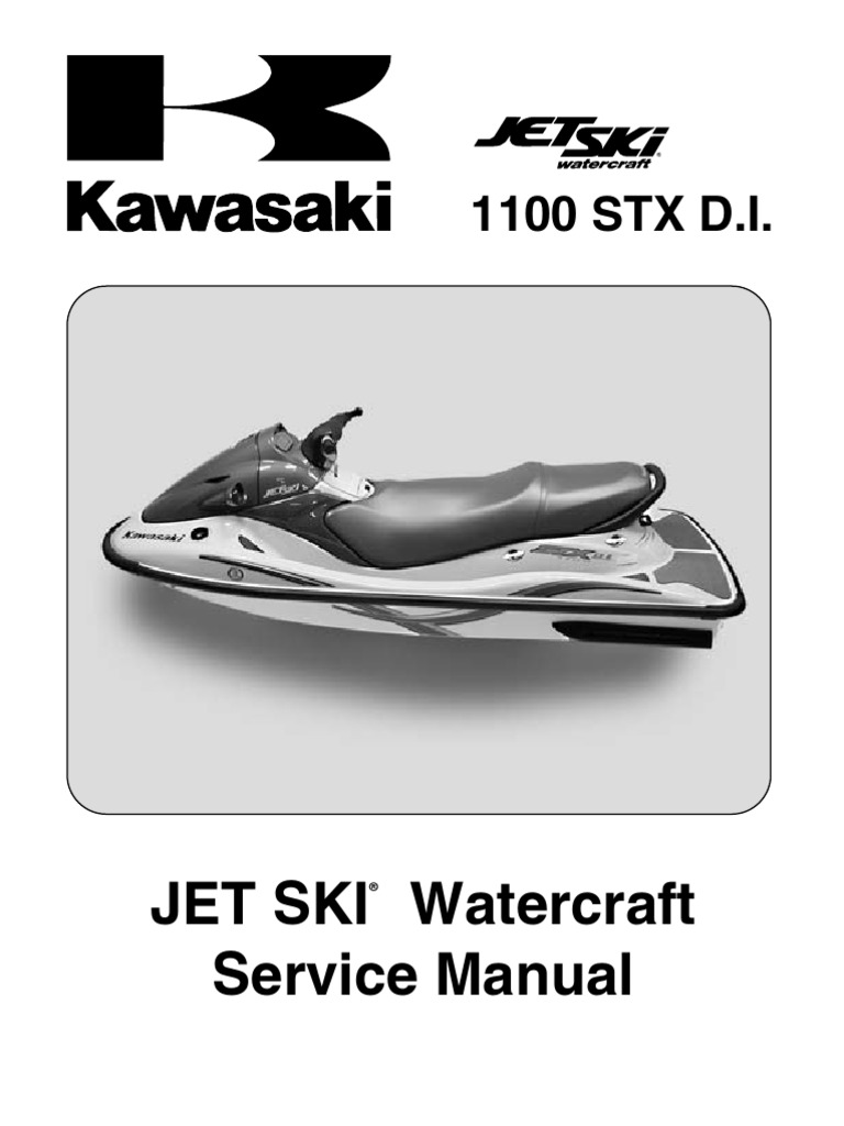 Kawasaki Jet Ski Watercraft 1100 STX D.I. '03 (JT1100-G1) - Service Manual, PDF, Fuel Injection
