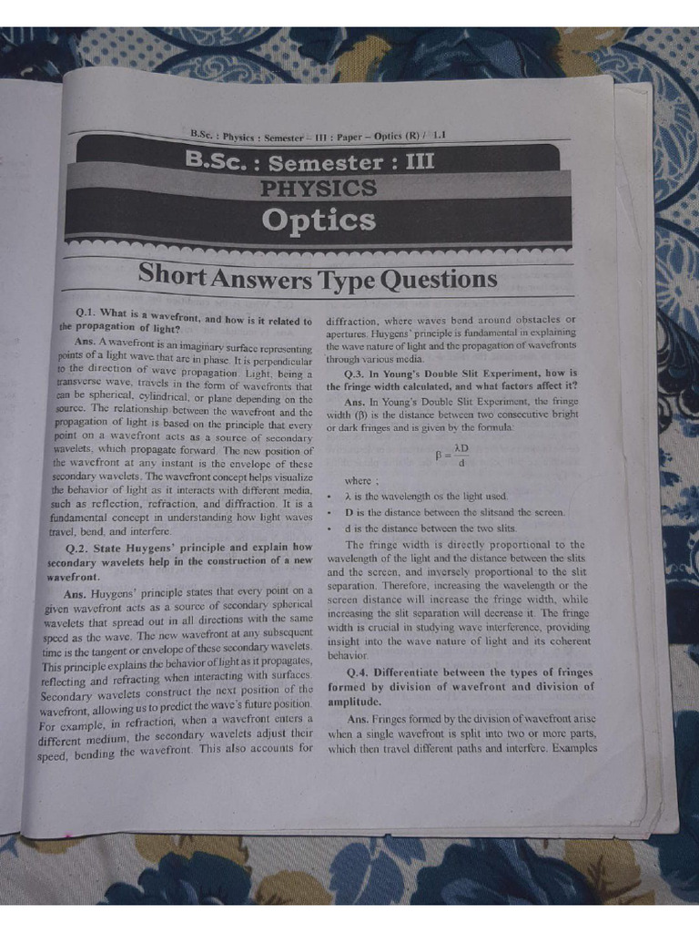 Optics | PDF