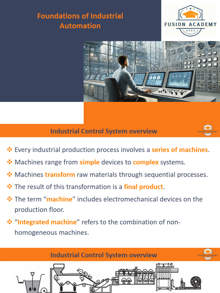 01 IndustrialControlSystemoverview 4ZlerHFbJW | PDF | Electric Motor ...