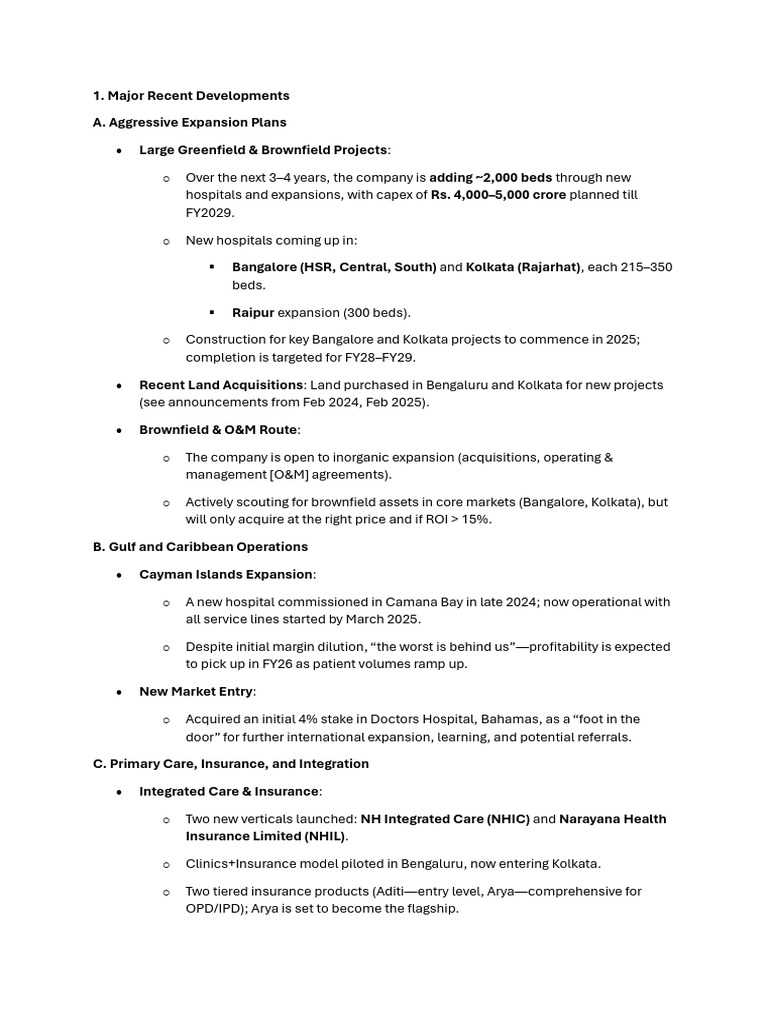 NH Growth Plans | PDF | Hospital | Health Care