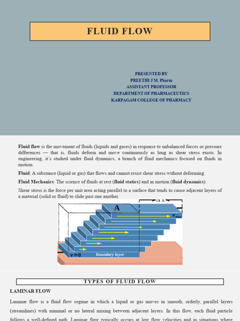 Fluid Flow Unit 1 | PDF | Reynolds Number | Buoyancy