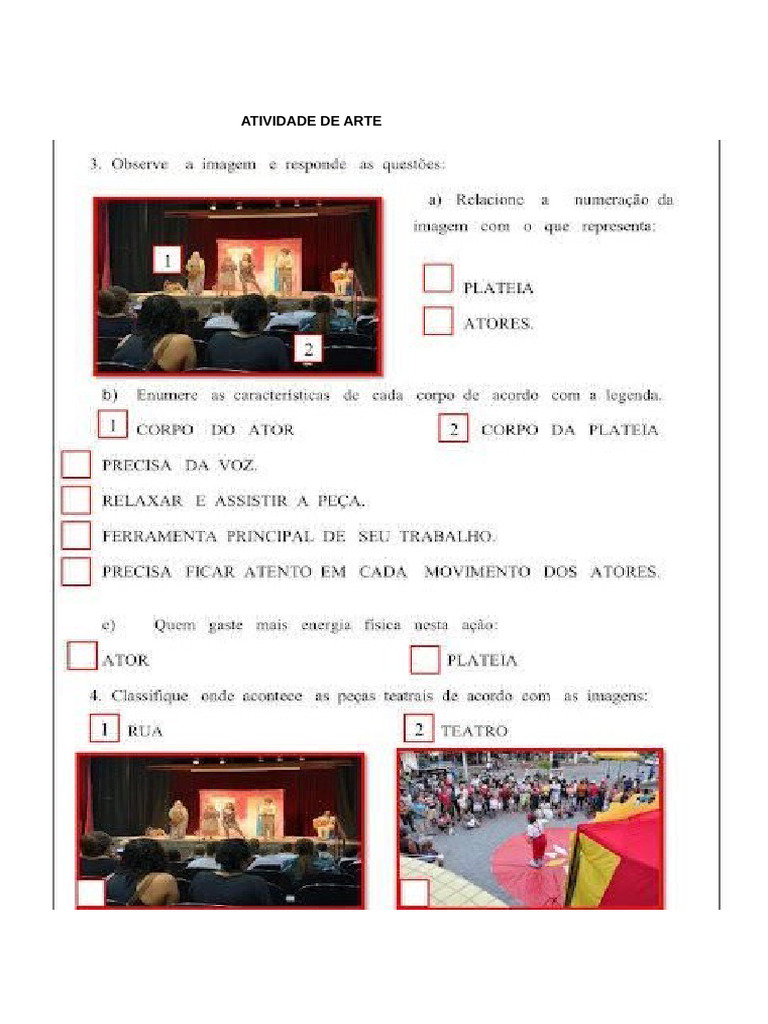 Atividade de Arte - 5 Ano - Drika | PDF