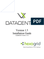 VxDatacenter 1.5 v1.5.4 Documentation VxDatacenter Installation Guide 1.5.4