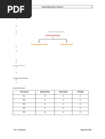 FCFS Scheduling Example and Calculations | PDF