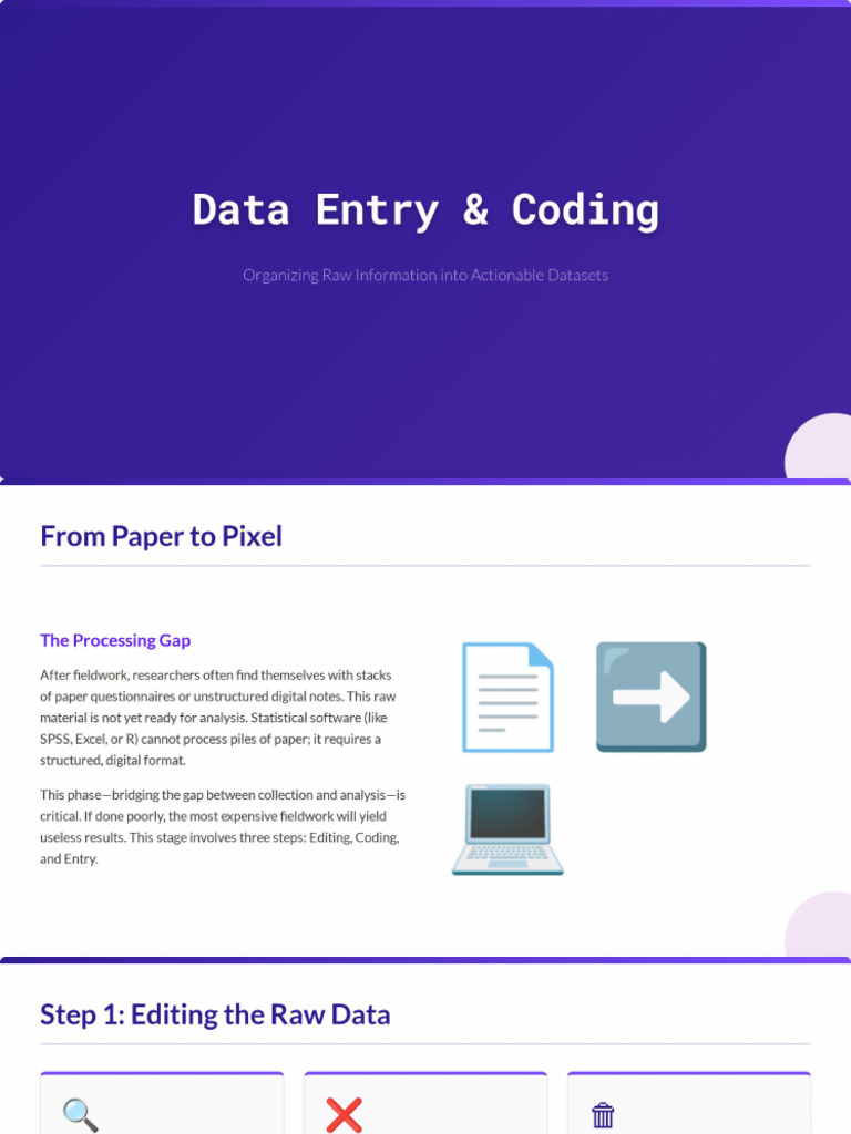 Data Entry and Coding | PDF