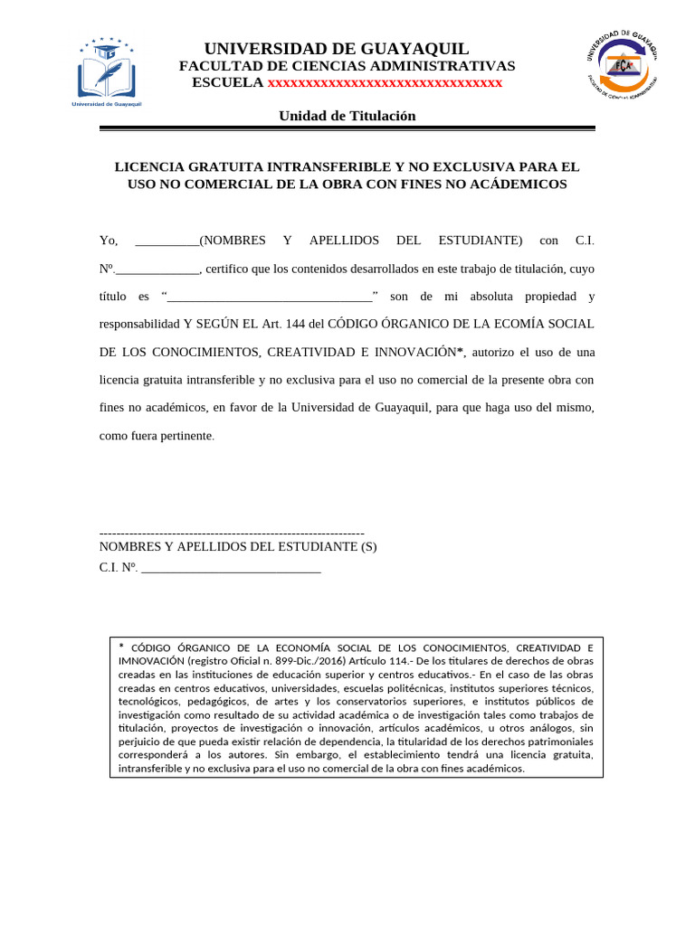Anexo12 Licencia Gratuita Intransferible | PDF