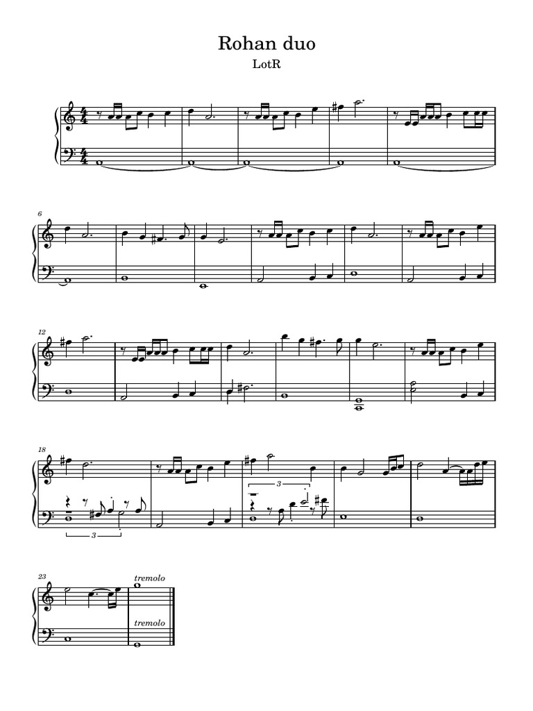 Rohan Duo | PDF