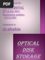 Optical Disk Storage