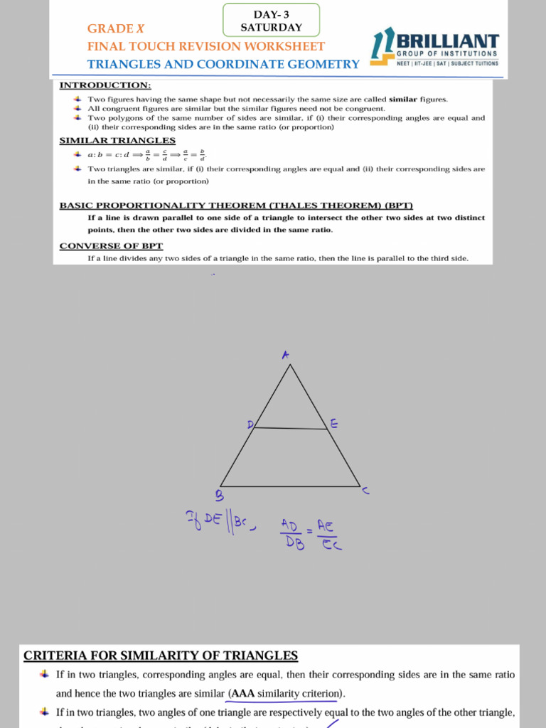 Day 3 Final Touch Revision Notes | PDF
