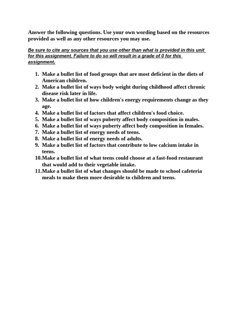Unit 6 Assignment 3A | PDF