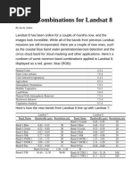 Landsat Satellite Band Designations | PDF
