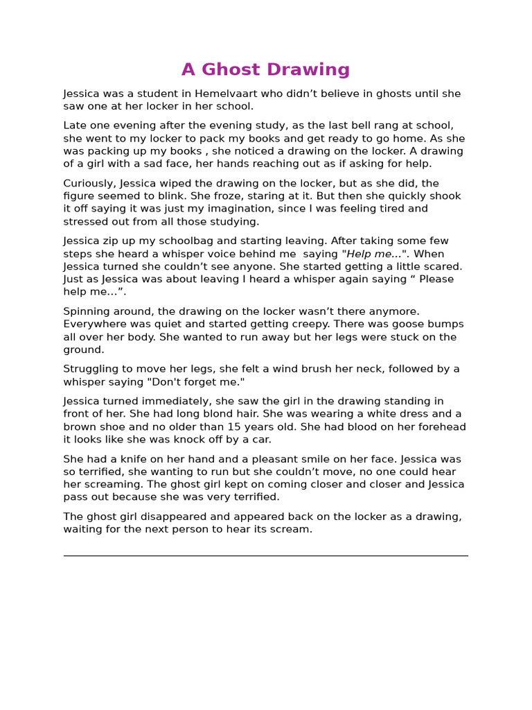 Ghost Story | PDF