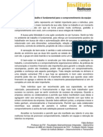 A felicidade no trabalho é fundamental para o comprometimento da equipe