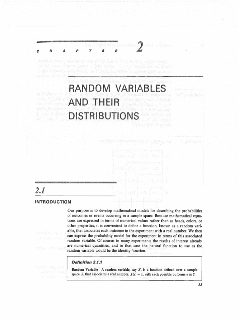 02 Random Variables and Their Distributions | PDF | Probability Density ...