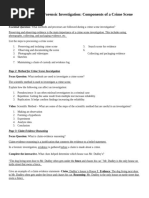 Forensic Crime Scene Documentation Guide | PDF | Crime Scene