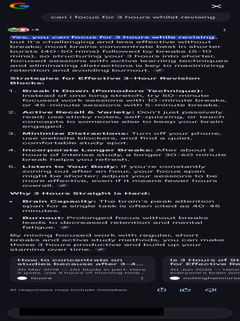 Can I Focus For 3 Hours Whilst Revising - Google Search | PDF