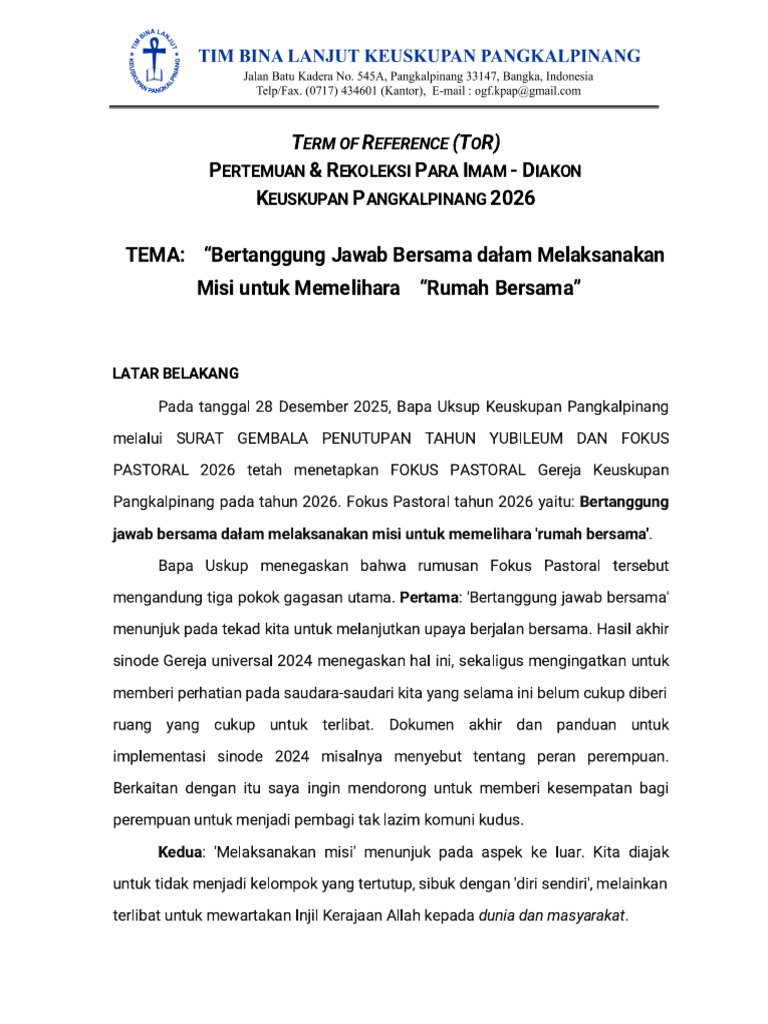 Final - Tor 2026 Temu Imam - April 2026 | PDF