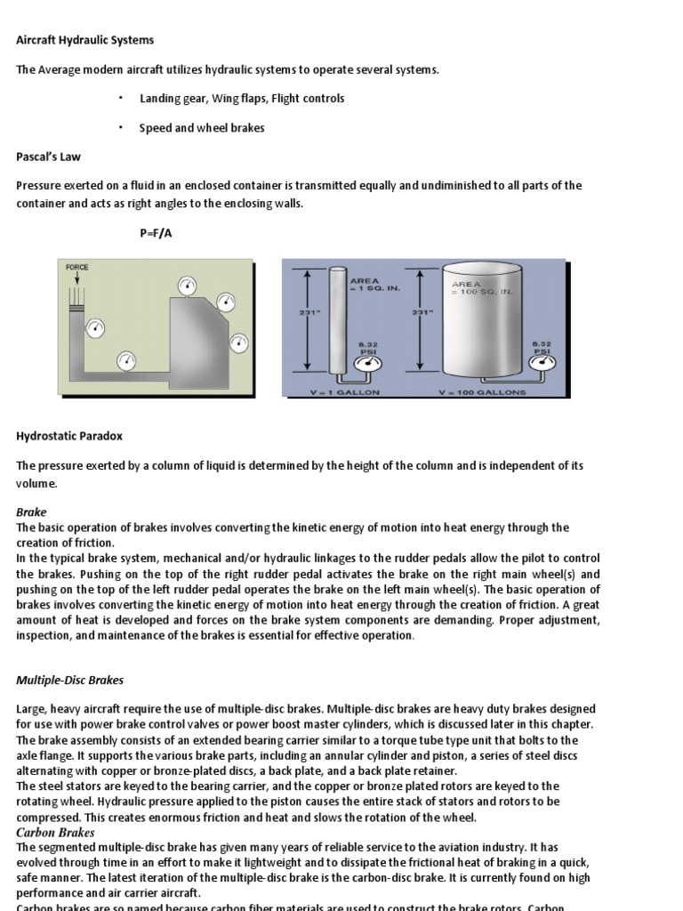 Aircraft BRAKE Systems PDF Brake Anti Lock Braking System